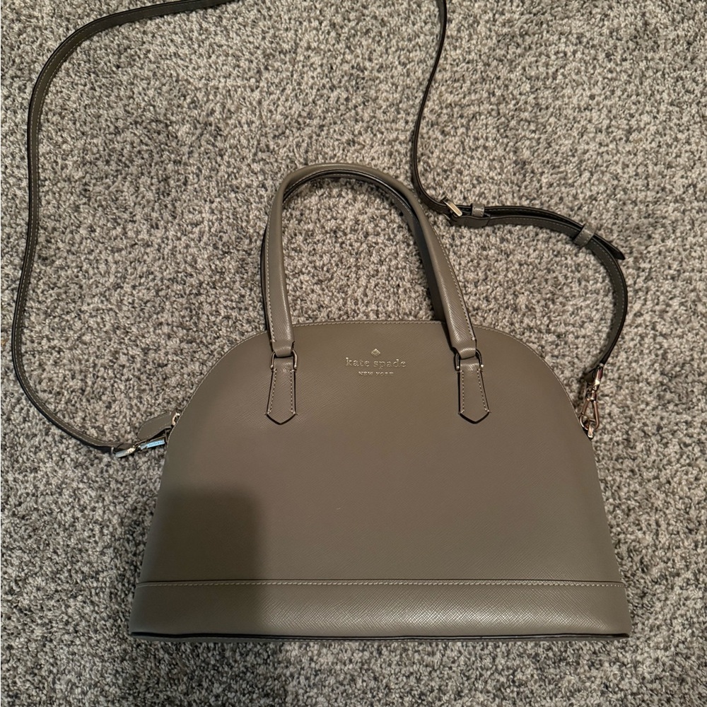 Kate Spade Olive Leather Satchel